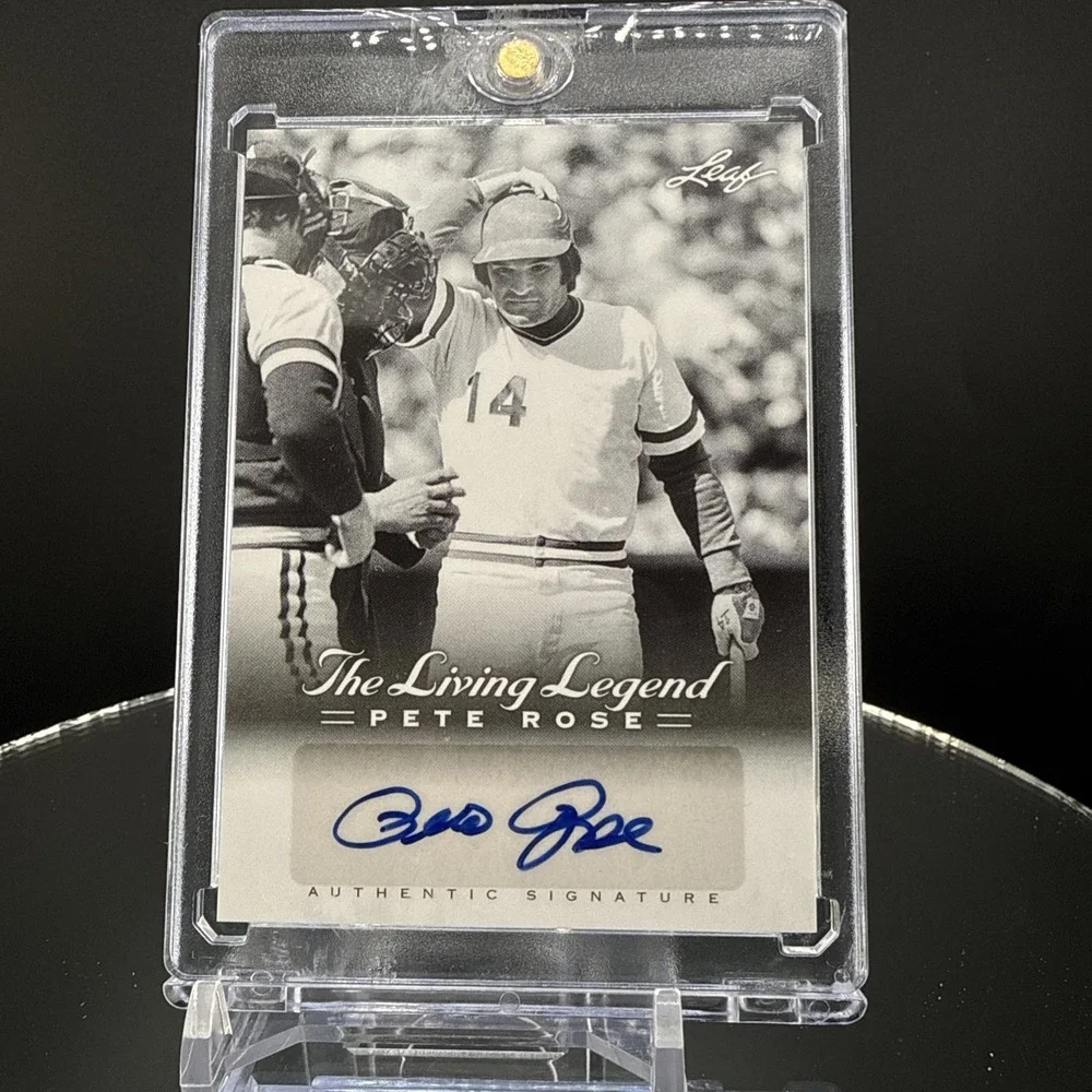 2012 Leaf Living Legend Pete Rose Auto AU-13 Cincinnati Reds